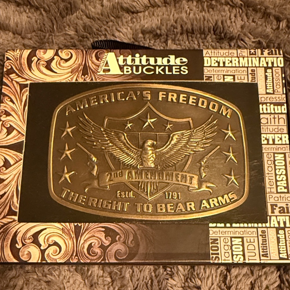 Montana Silversmiths Attitude Buckles Packaging New